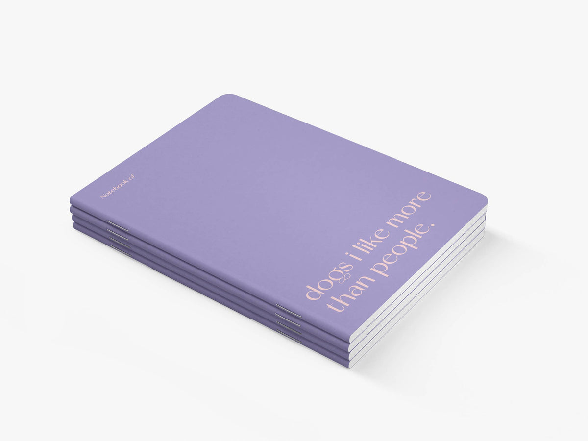 'Dogs I Like More Than People' Notebook | Laughing Sisters UK