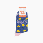 Suck it up buttercup - women's cotton socks. Funny socks for women | Laughing Sisters UK