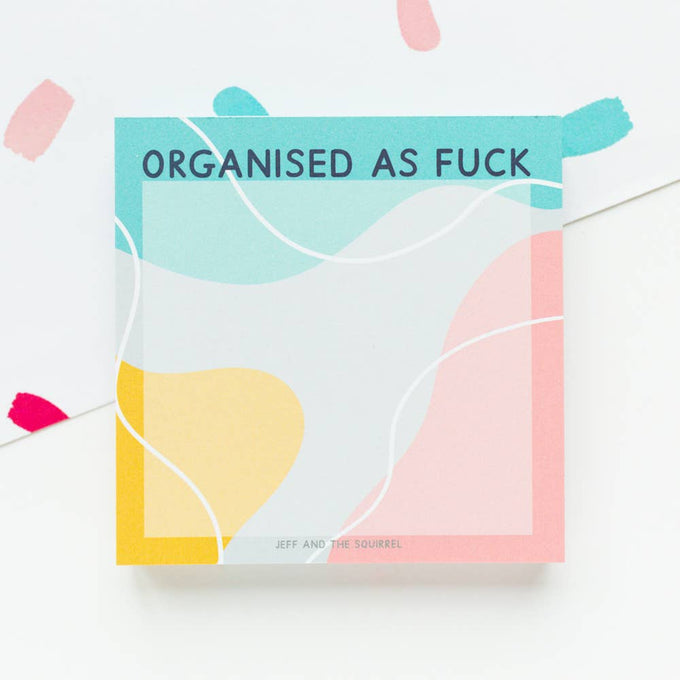 Organised as Fuck Memo Pad | Laughing Sisters