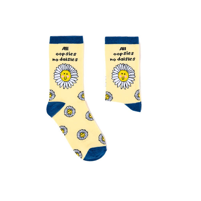 All oopsies no daisies - funny womens socks | Laughing Sisters UK
