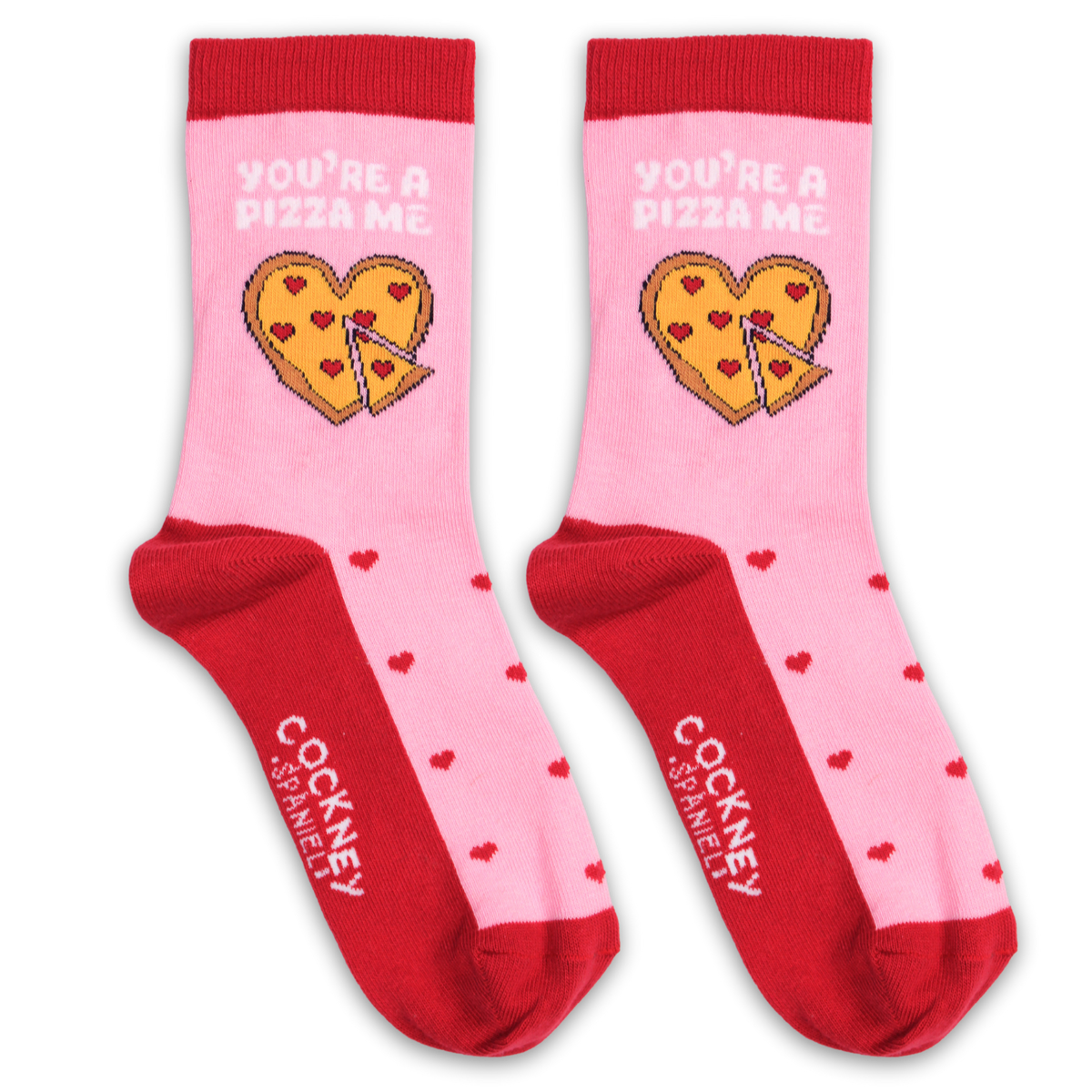 You're a pizza me - funny Valentine's socks | Laughing Sisters UK