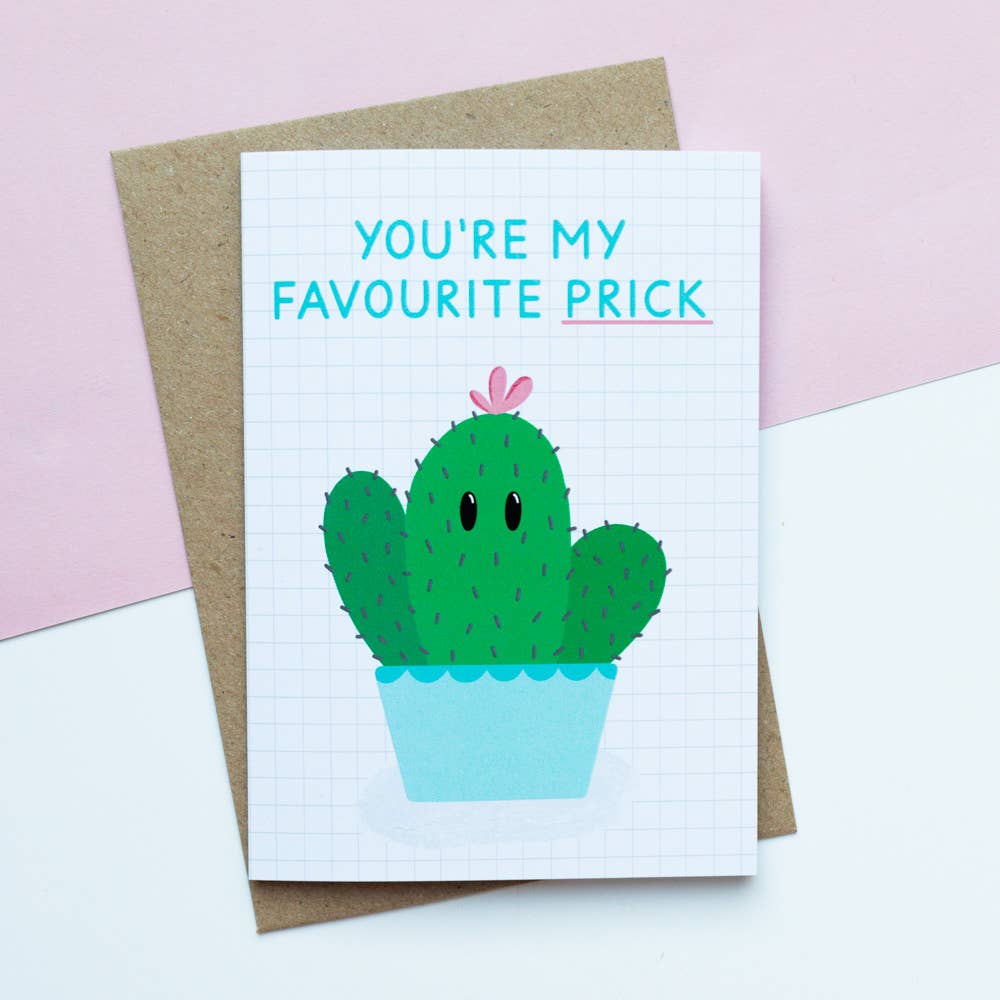 You're My Favourite Prick - Valentine's Day Card | Laughing Sisters UK