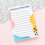 Procrastination Lined A6 Notepad