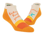 Endorphins fuck yeah - funny exercise socks for women | Laughing Sisters UK
