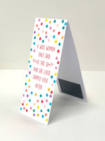 'A wise woman' magnetic bookmark - sweary gift for book lovers