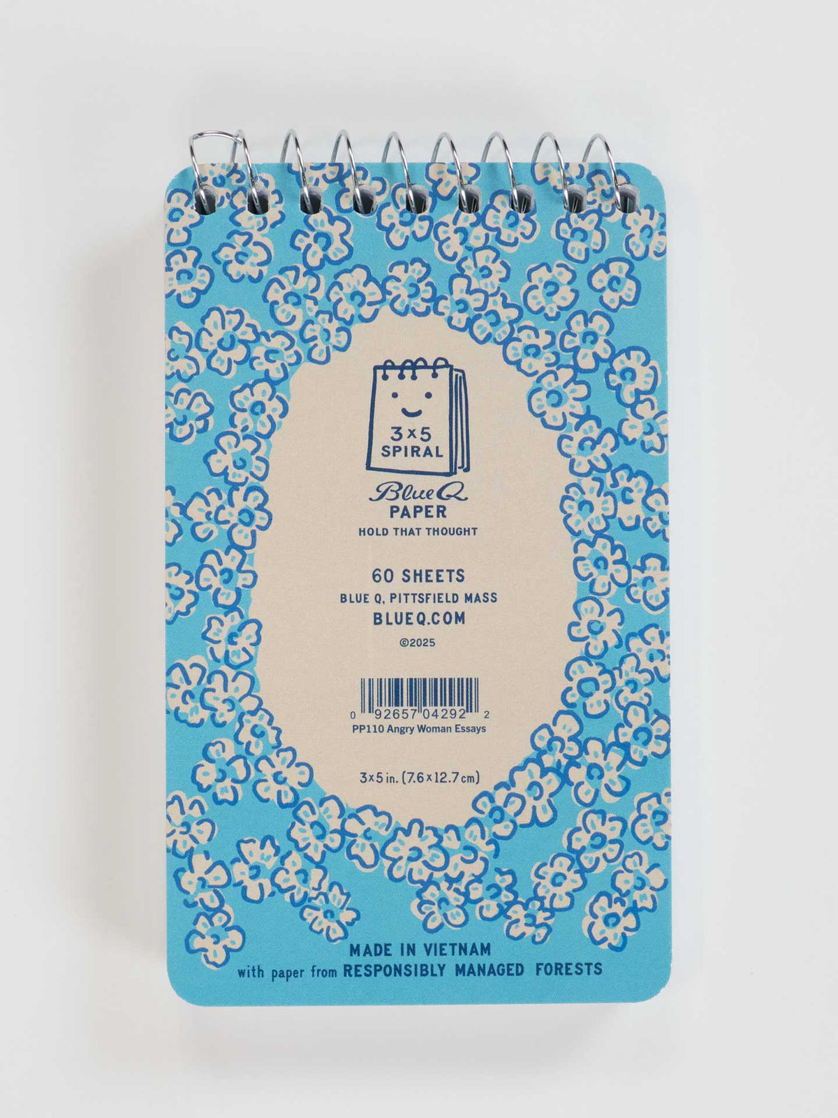 Angry woman essays Spiral Notebook - Funny feminist gift | Laughing Sisters UK