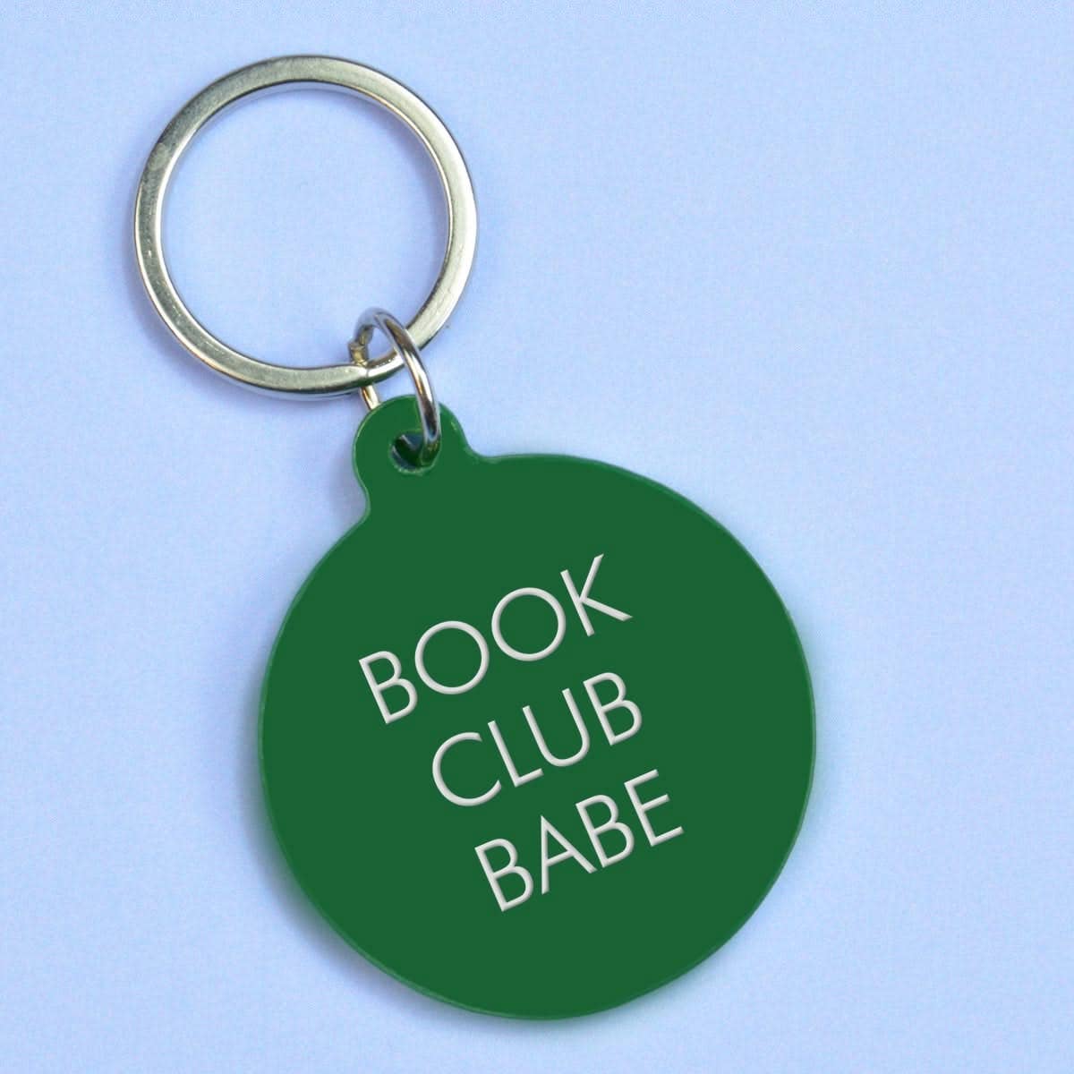 Book Club Babe Keyring - little gifts for book girls | Laughing Sisters UK