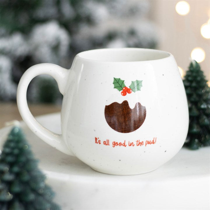 All Good in the Pud - Large Christmas Mug