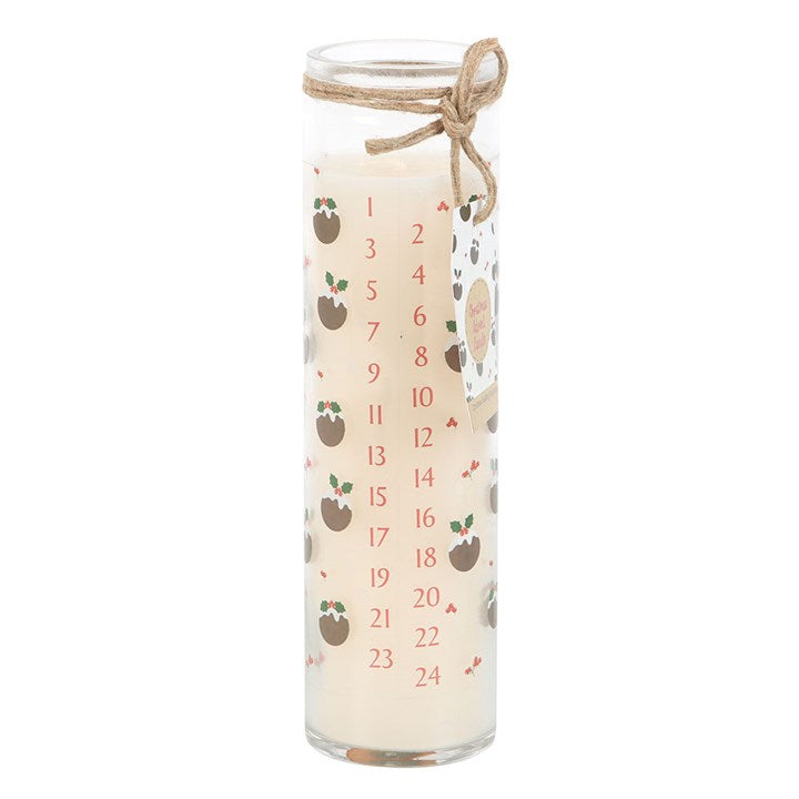 Christmas Pudding Advent Candle