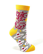 C'est La Fuckin Vie Socks - sweary socks for women | Laughing Sisters UK