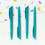 'Cannot be arsed' Recycled Ballpoint Pen - fun stationery for cat lovers | Laughing Sisters UK