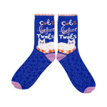 Cats before twats - funny socks for cat lovers | Laughing Sisters UK