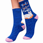 Cats before twats - funny socks for cat lovers | Laughing Sisters UK