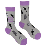 Cats over kids socks - funny socks for Cat Lovers | Laughing Sisters UK
