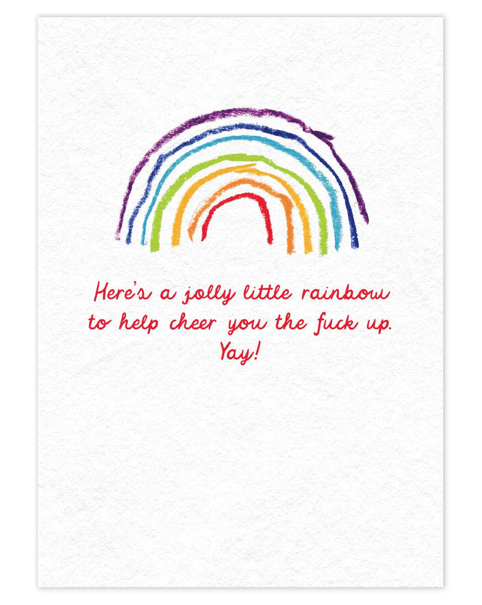 Cheer the fuck up Postcard - sweary pick me up gift | Laughing Sisters UK