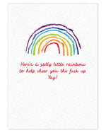 Cheer the fuck up Postcard - sweary pick me up gift | Laughing Sisters UK