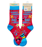 Classy, sassy and a little Bad Assy Socks - funny socks for strong women | Laughing Sisters UK