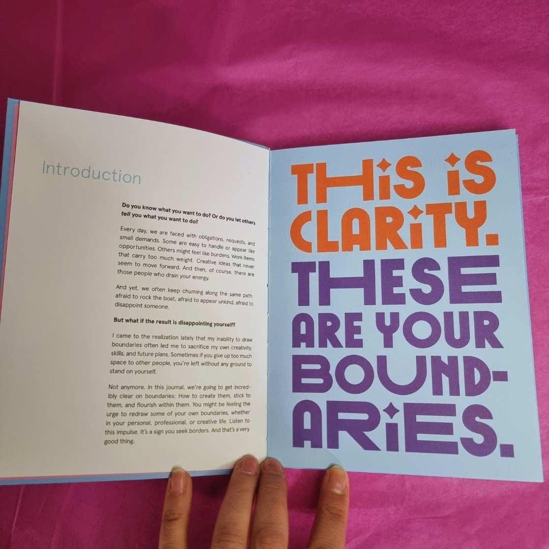 Do It or Don't - A Boundary Setting Journal Self Help | Laughing Sisters UK