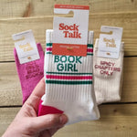 Book Girl socks gift set - funny socks for book lovers | Laughing Sisters UK