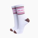 Delulu Organic Cotton Sports Socks - funny gift for your bestie | Laughing Sisters UK