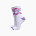 Dream On Organic Cotton Sports Socks - funny socks for strong women | Laughing Sisters UK
