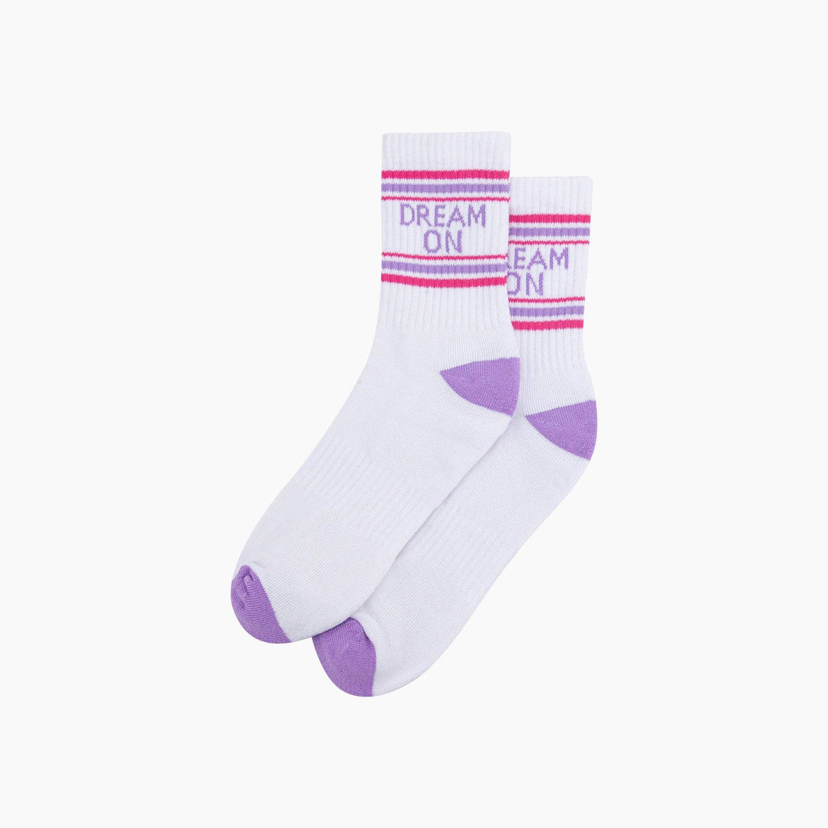 Dream On Organic Cotton Sports Socks - funny socks for strong women | Laughing Sisters UK
