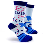 Feeling a tad stabby today - funny women's socks | Laughing Sisters UK