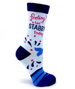 Feeling a tad stabby today - funny women's socks | Laughing Sisters UK