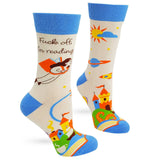 Fuck Off I'm Reading Women's Socks - funny socks for book girls | Laughing Sisters UK