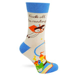 Fuck Off I'm Reading Women's Socks - funny socks for book girls | Laughing Sisters UK