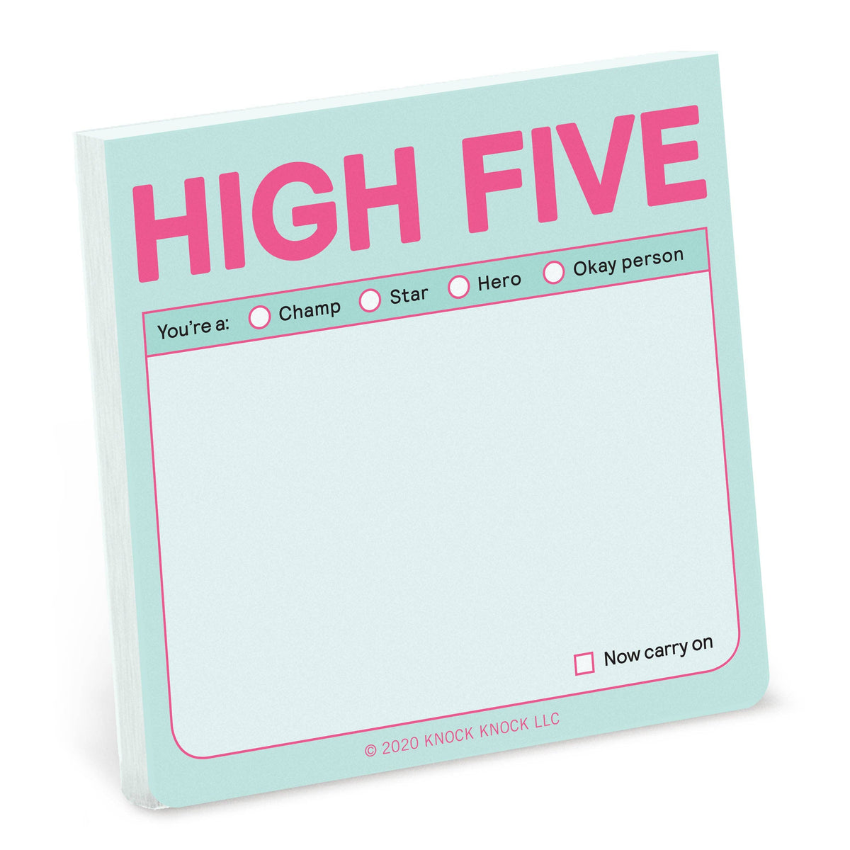 High Five Sticky Notes - funny work stationery | Laughing Sisters UK