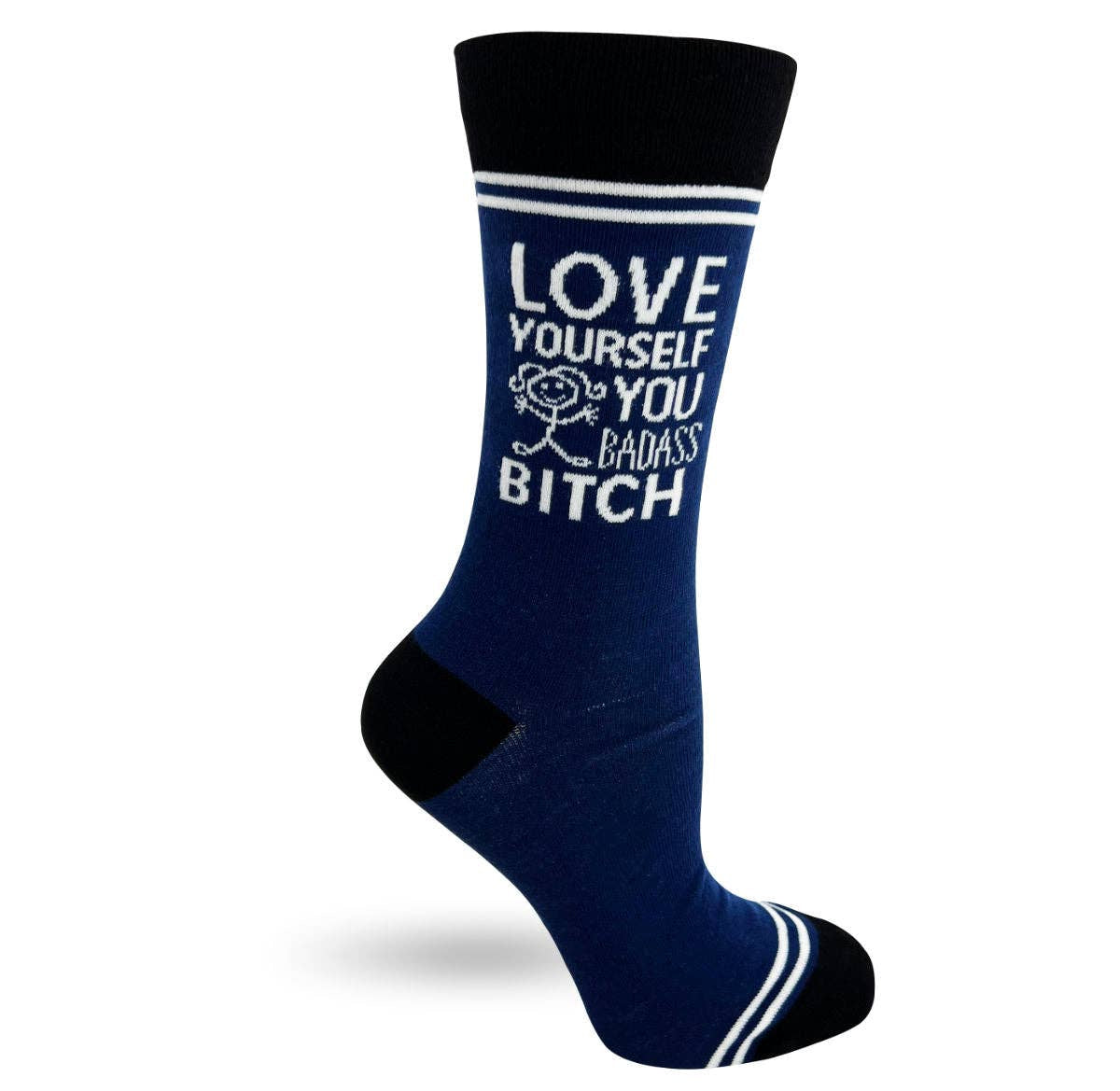 Love Yourself You Badass Bitch Socks - Self Care Gift Ideas | Laughing Sisters UK
