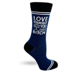 Love Yourself You Badass Bitch Socks - Self Care Gift Ideas | Laughing Sisters UK