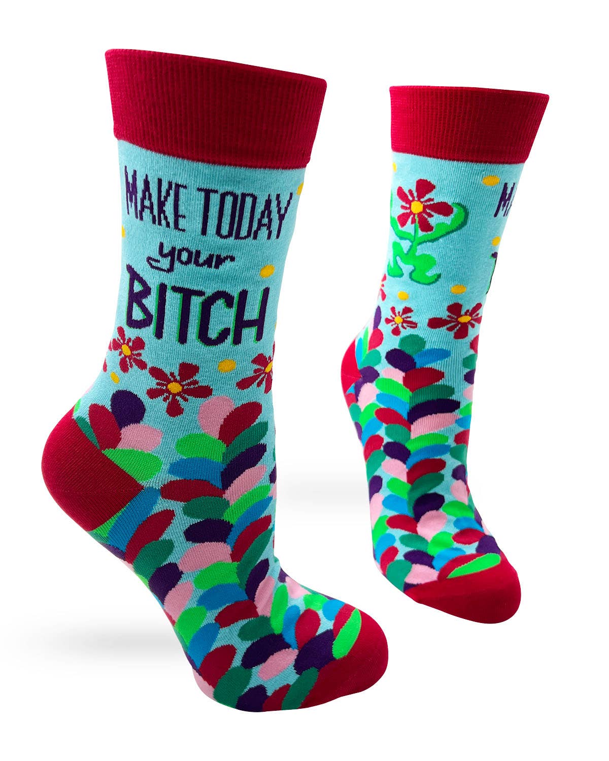 Make Today Your Bitch Socks - funny socks for strong women | Laughing Sisters UK