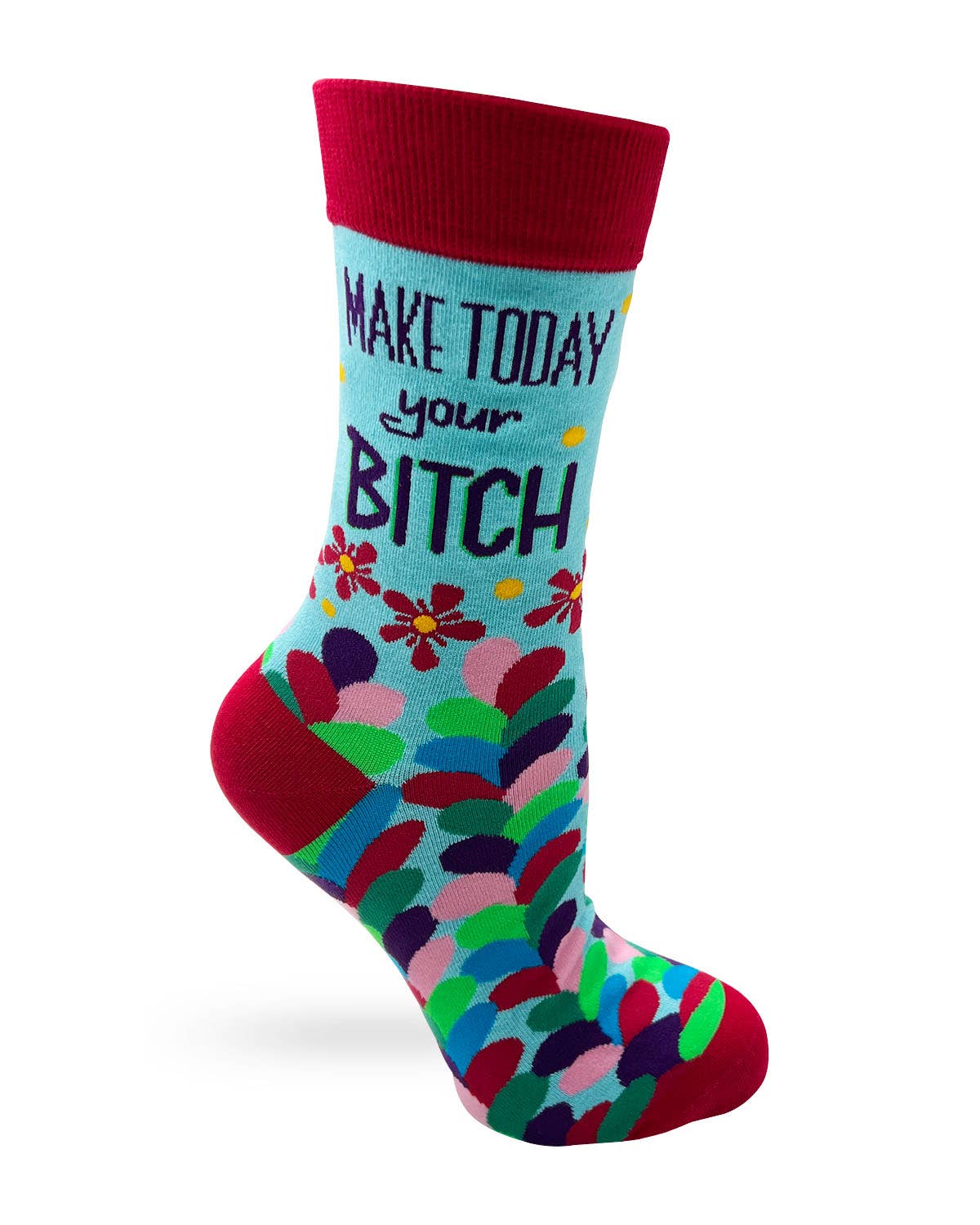 Make Today Your Bitch Socks - funny socks for strong women | Laughing Sisters UK
