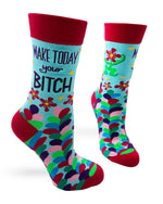 Make Today Your Bitch Socks - funny socks for strong women | Laughing Sisters UK