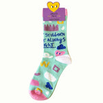Not stubborn, just always right - funny women's socks | Laughing Sisters UK