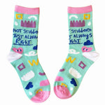Not stubborn, just always right - funny women's socks | Laughing Sisters UK