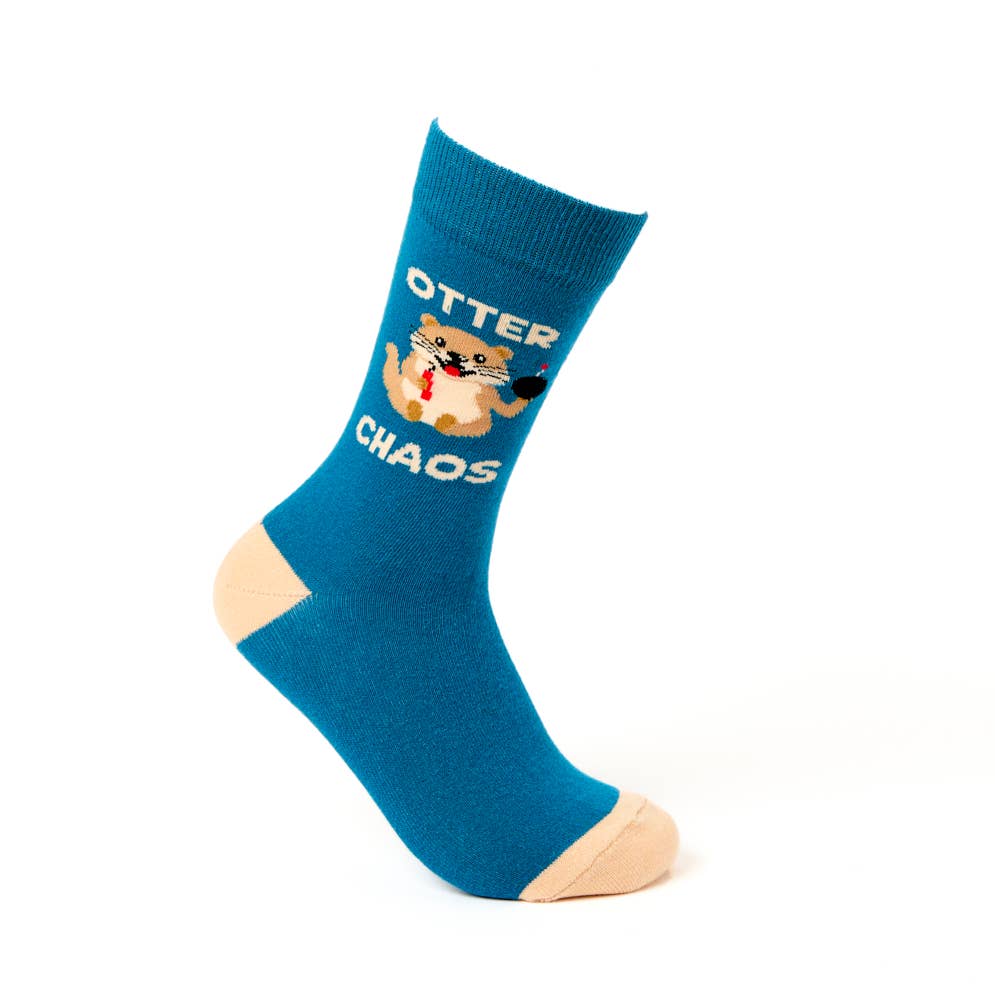Otter Chaos Socks - funny gift for your boss | Laughing Sisters UK