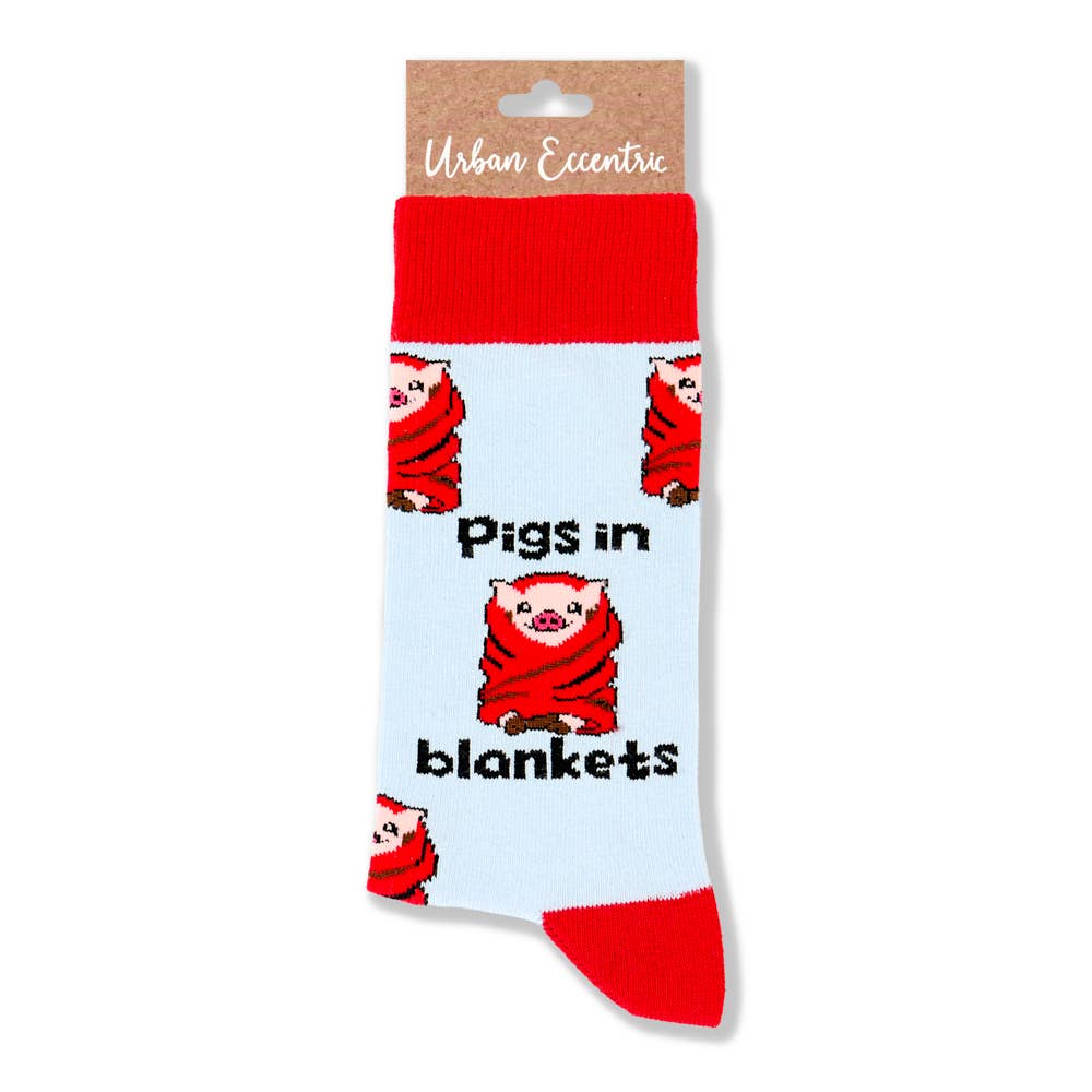Pigs in Blankets Socks - funny Christmas socks | Laughing Sisters UK