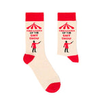 Ringmaster of the shit show socks - funny work gift | Laughing Sisters UK