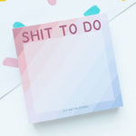 Shit to do memo pad - funny stationery | Laughing Sisters UK