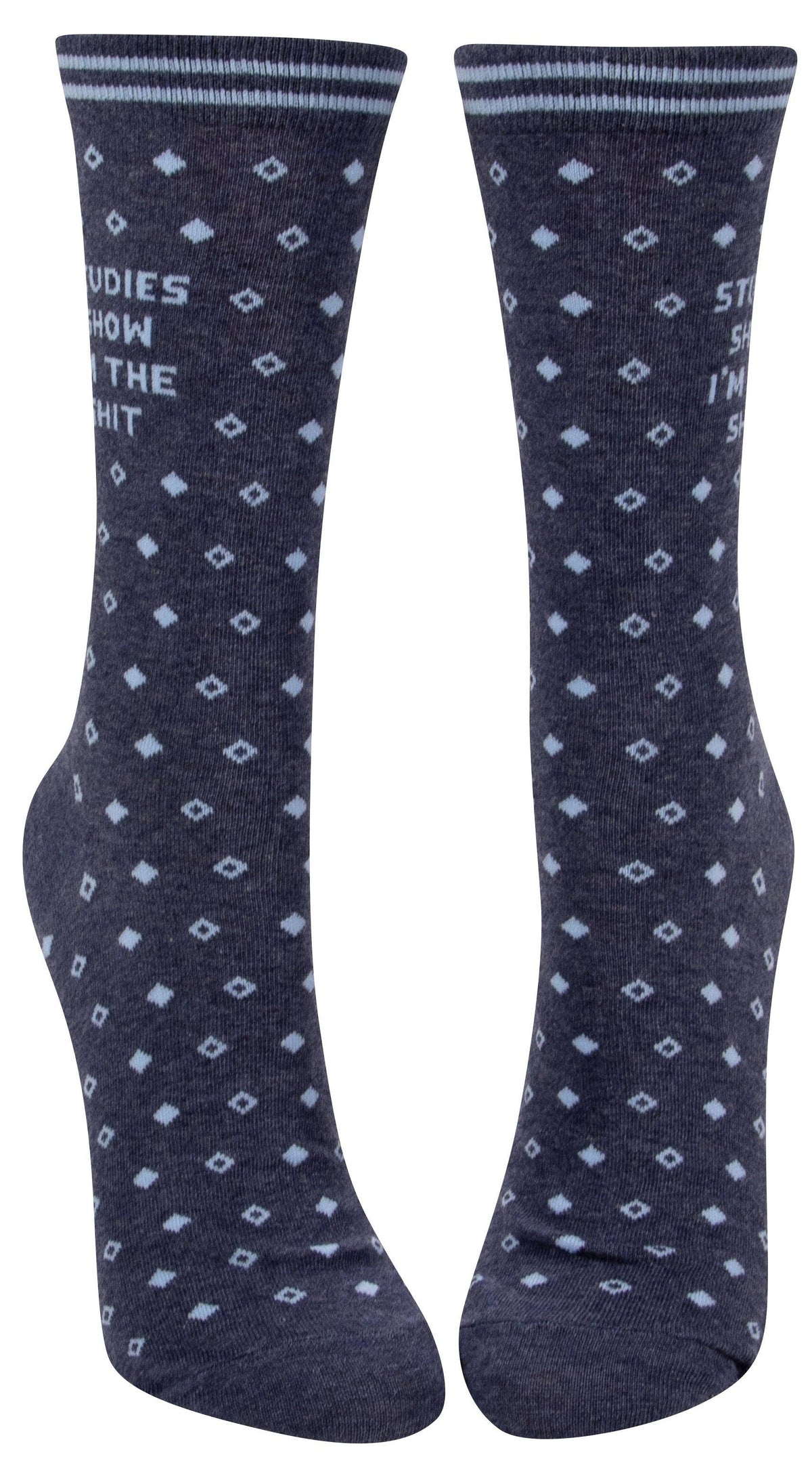 Studies show I'm the shit women's socks - funny socks for strong women | Laughing Sisters UK