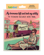 Sweary Menopause Sayings Dishcloths - relatable menopause gifts | Laughing Sisters UK