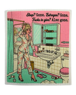 Sweary Menopause Sayings Dishcloths - relatable menopause gifts | Laughing Sisters UK