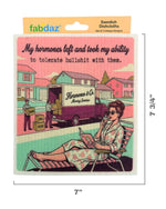 Sweary Menopause Sayings Dishcloths - relatable menopause gifts | Laughing Sisters UK