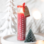 Red Vanilla Advent Candle