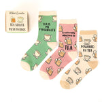 Tea Lovers Ladies Sock Gift Box - funny gifts for tea drinkers | Laughing Sisters UK