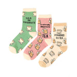Tea Lovers Ladies Sock Gift Box - funny gifts for tea drinkers | Laughing Sisters UK