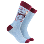 Well behaved women seldom make history socks - funny feminist socks for women | Laughing Sisters UK